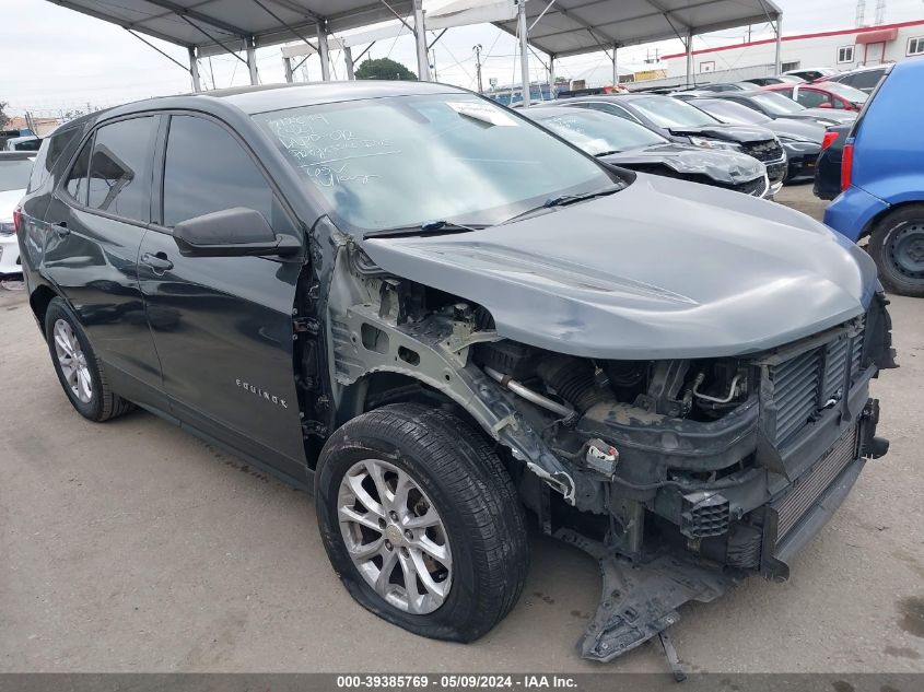 2018 Chevrolet Equinox Ls VIN: 3GNAXHEV7JL116732 Lot: 39385769