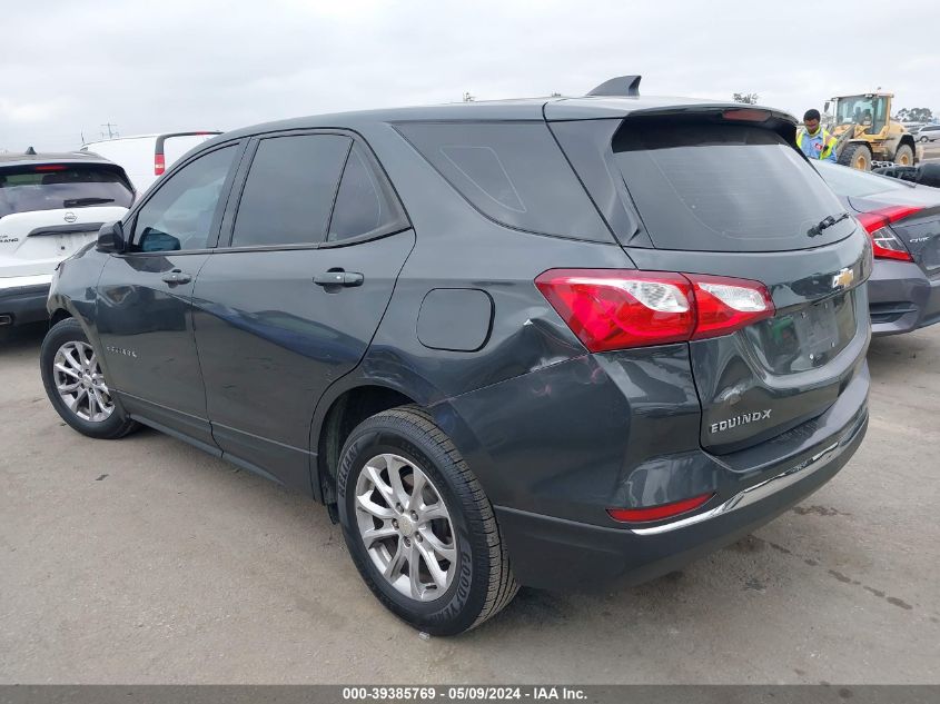 2018 Chevrolet Equinox Ls VIN: 3GNAXHEV7JL116732 Lot: 39385769