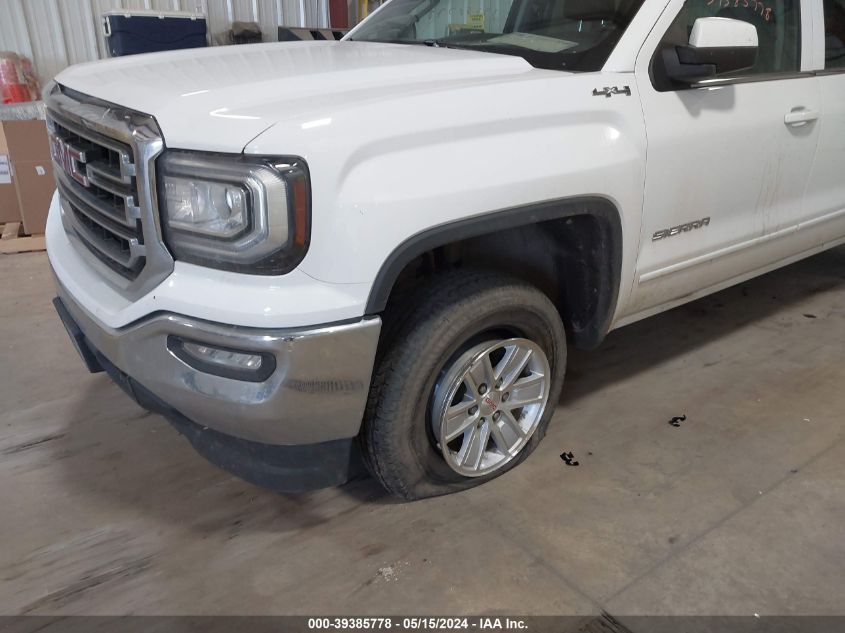 2018 GMC Sierra 1500 Sle VIN: 3GTU2MECXJG118429 Lot: 39385778