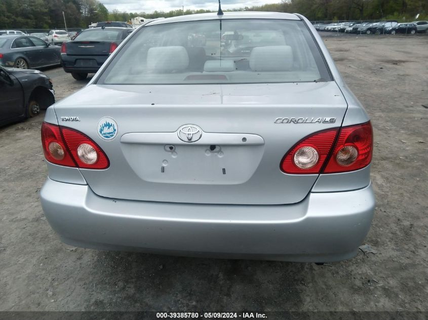 2008 Toyota Corolla Le VIN: 2T1BR32EX8C908837 Lot: 39385780