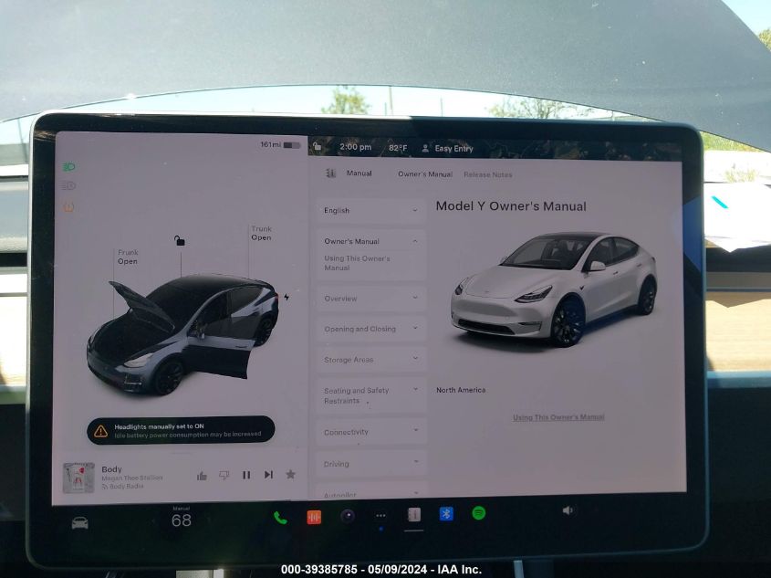 2020 Tesla Model Y Long Range Dual Motor All-Wheel Drive VIN: 5YJYGDEE4LF008473 Lot: 39385785