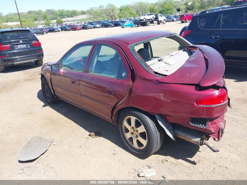 1999 Mercury Mystique Ls VIN: 1MEFM66LXXK605711 Lot: 39385786