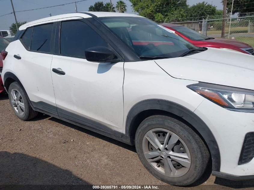 2022 Nissan Kicks S Xtronic Cvt VIN: 3N1CP5BV6NL524443 Lot: 39385791