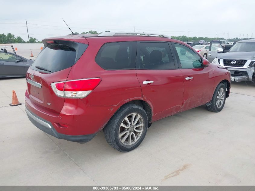 2013 Nissan Pathfinder Sv VIN: 5N1AR2MN2DC609652 Lot: 39385793