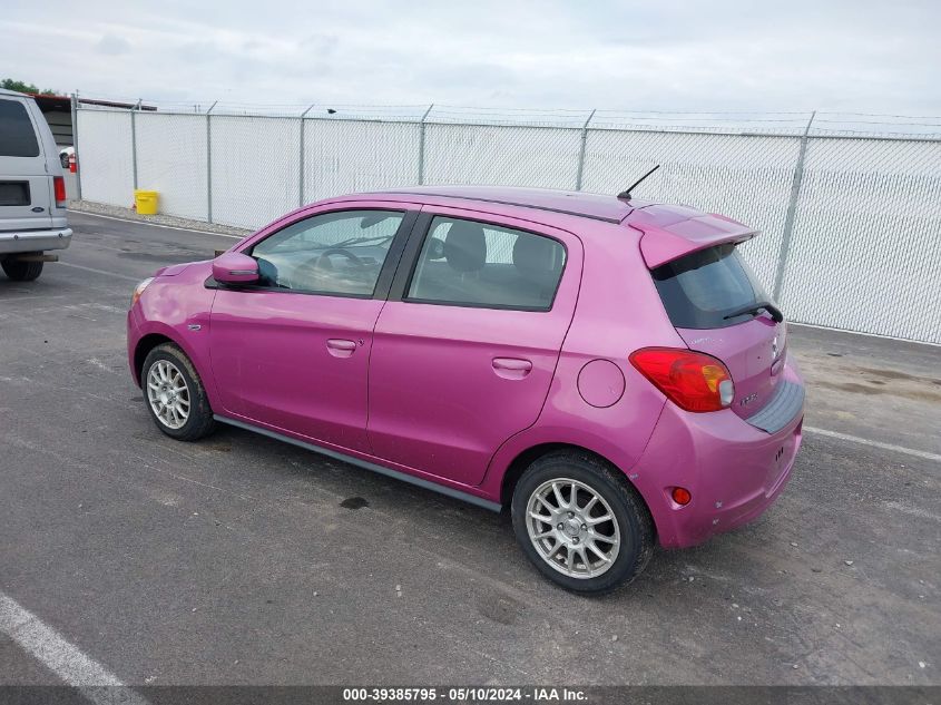 2015 Mitsubishi Mirage Es VIN: ML32A4HJ2FH046792 Lot: 39385795