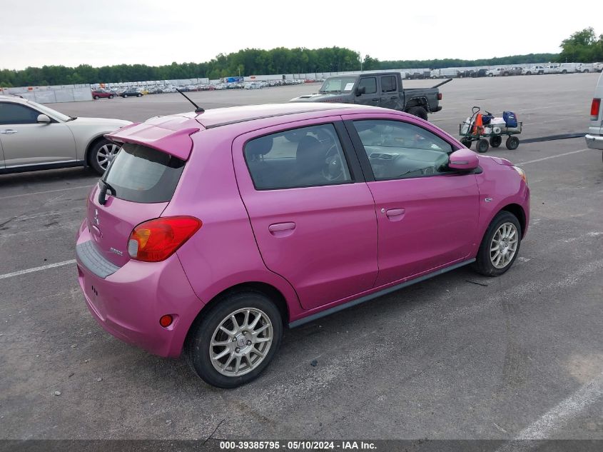 2015 Mitsubishi Mirage Es VIN: ML32A4HJ2FH046792 Lot: 39385795