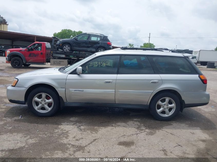 2004 Subaru Outback H6-3.0 Vdc VIN: 4S3BH896447624291 Lot: 39385801