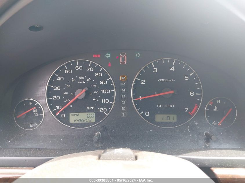 2004 Subaru Outback H6-3.0 Vdc VIN: 4S3BH896447624291 Lot: 39385801