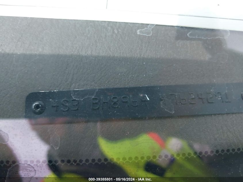 2004 Subaru Outback H6-3.0 Vdc VIN: 4S3BH896447624291 Lot: 39385801