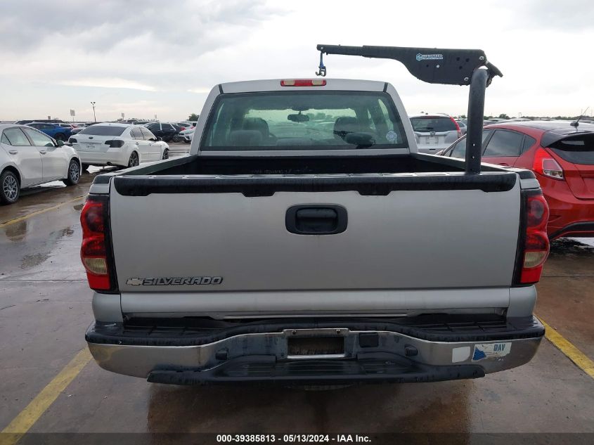 2006 Chevrolet Silverado 1500 Ls VIN: 2GCEC13V861295548 Lot: 39385813