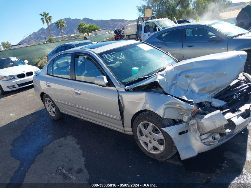 2006 Hyundai Elantra Gls/Limited VIN: KMHDN46D86U283815 Lot: 39385816