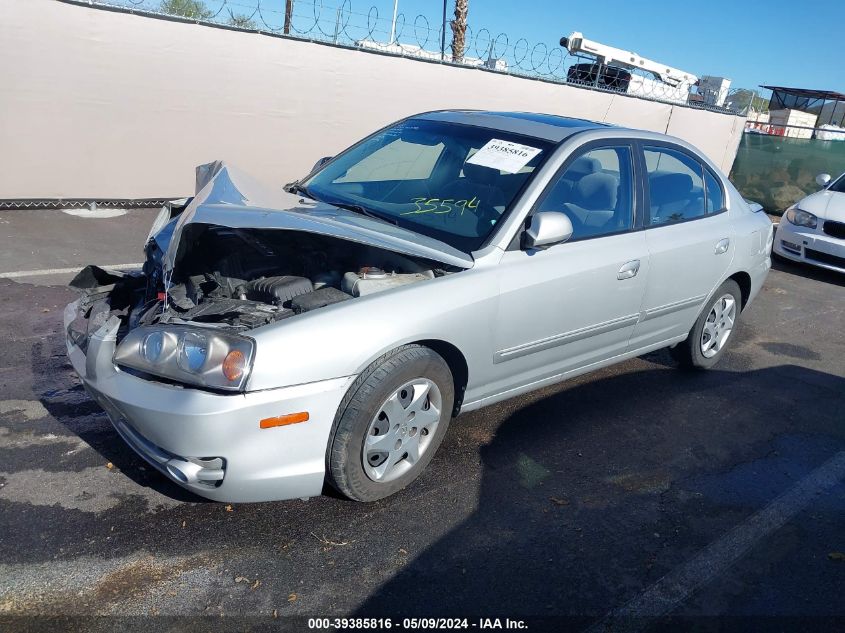 2006 Hyundai Elantra Gls/Limited VIN: KMHDN46D86U283815 Lot: 39385816