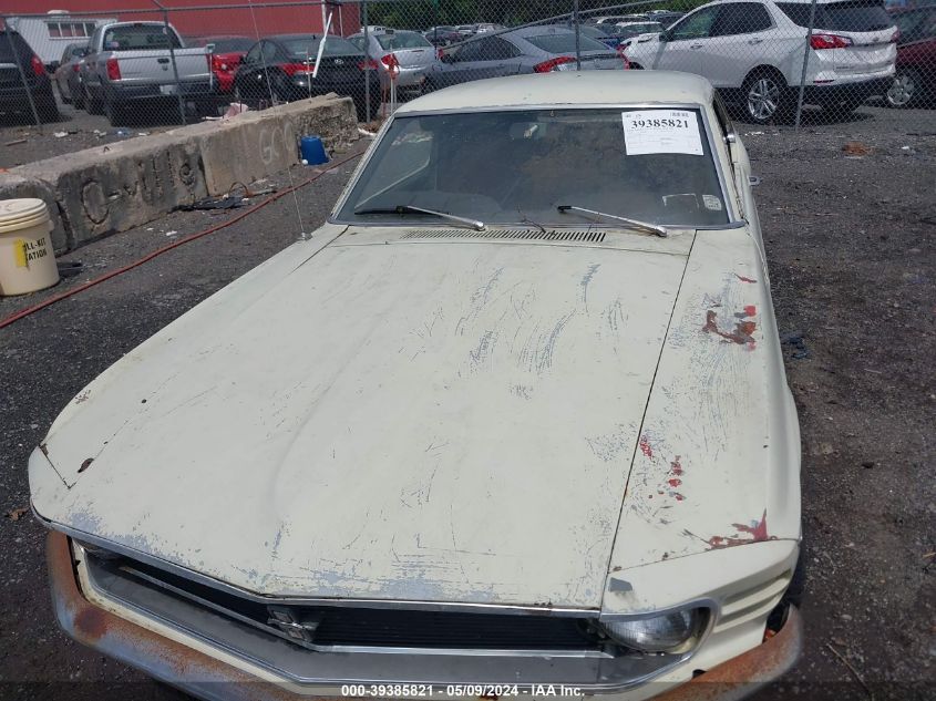 1970 Ford Mustang VIN: 0T01F121467 Lot: 39385821