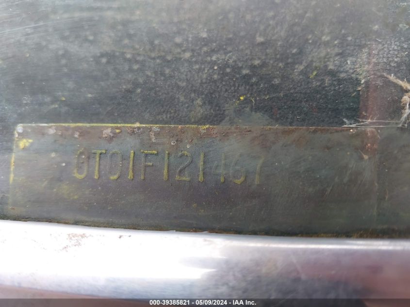 1970 Ford Mustang VIN: 0T01F121467 Lot: 39385821