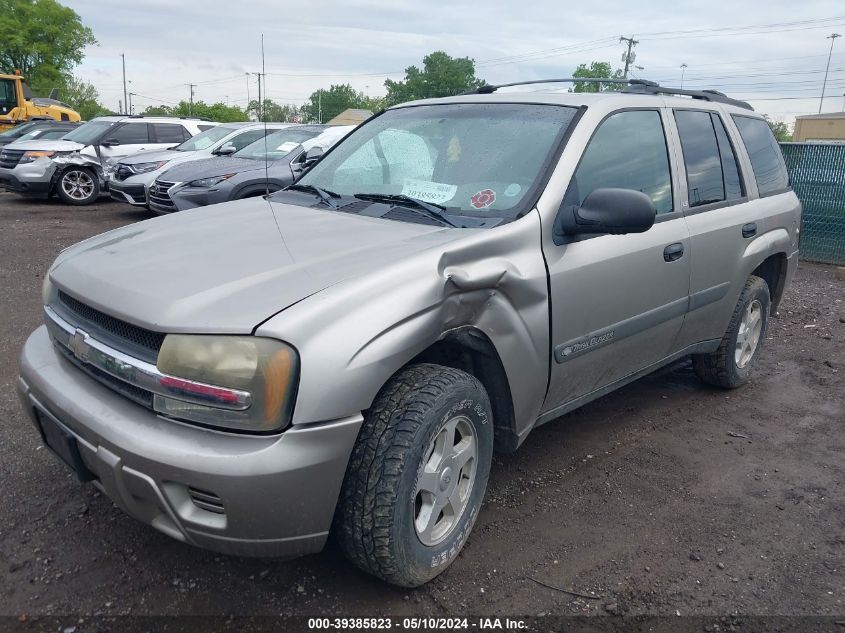 2003 Chevrolet Trailblazer Ls VIN: 1GNDT13SX32278772 Lot: 39385823