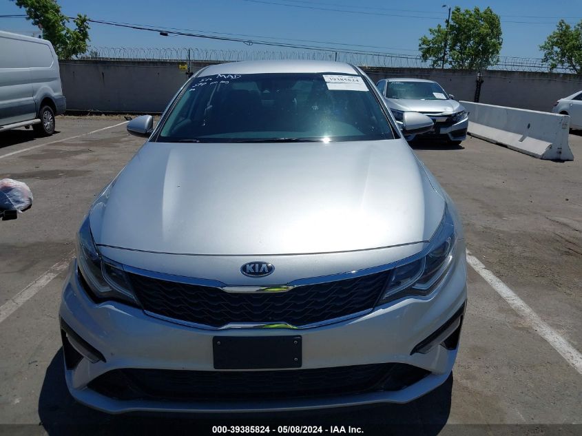 2019 Kia Optima Lx VIN: 5XXGT4L30KG278742 Lot: 39385824