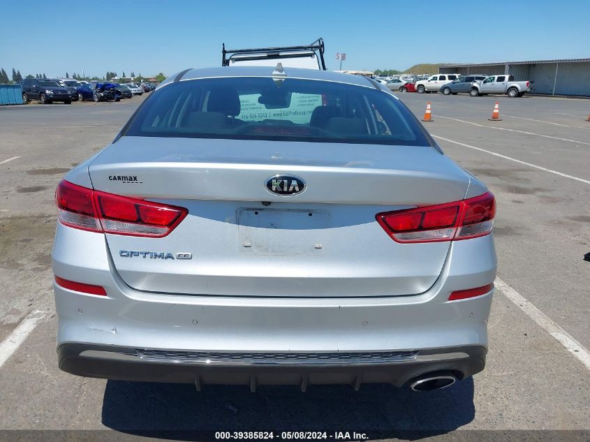 2019 Kia Optima Lx VIN: 5XXGT4L30KG278742 Lot: 39385824