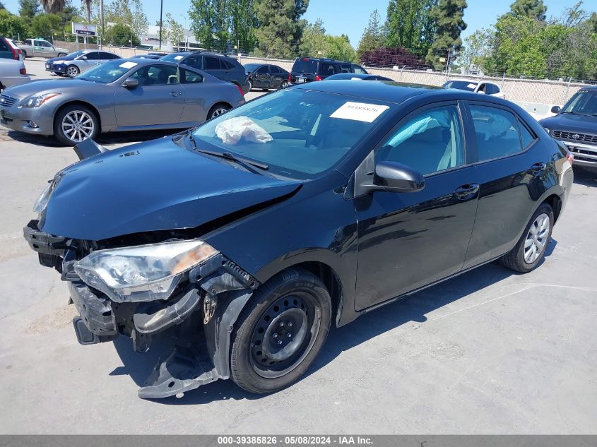 2016 Toyota Corolla Le VIN: 2T1BURHE3GC691669 Lot: 39385826