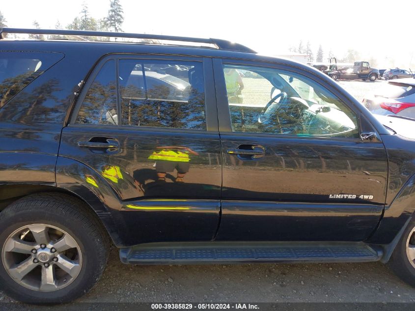 2006 Toyota 4Runner Limited V6 VIN: JTEBU17R160089072 Lot: 39385829