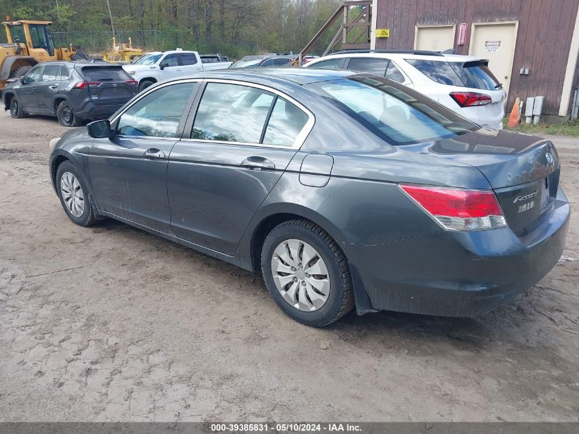 2009 Honda Accord 2.4 Lx VIN: 1HGCP25369A161629 Lot: 39385831