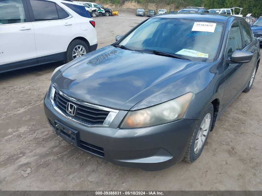 2009 Honda Accord 2.4 Lx VIN: 1HGCP25369A161629 Lot: 39385831