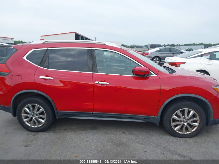 2017 Nissan Rogue Sv VIN: JN8AT2MV6HW258145 Lot: 39385843