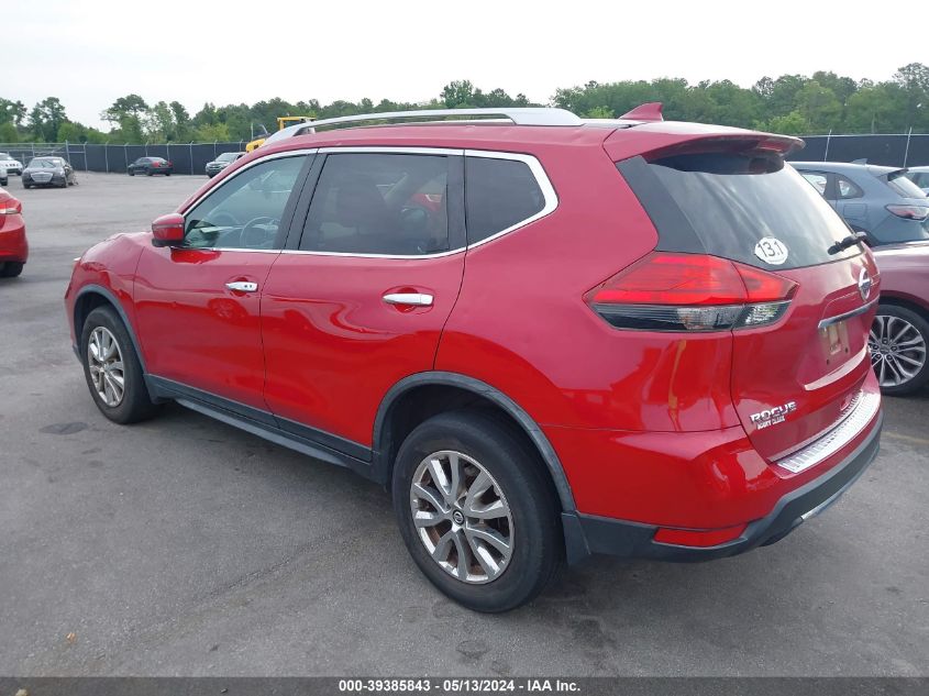 2017 Nissan Rogue Sv VIN: JN8AT2MV6HW258145 Lot: 39385843