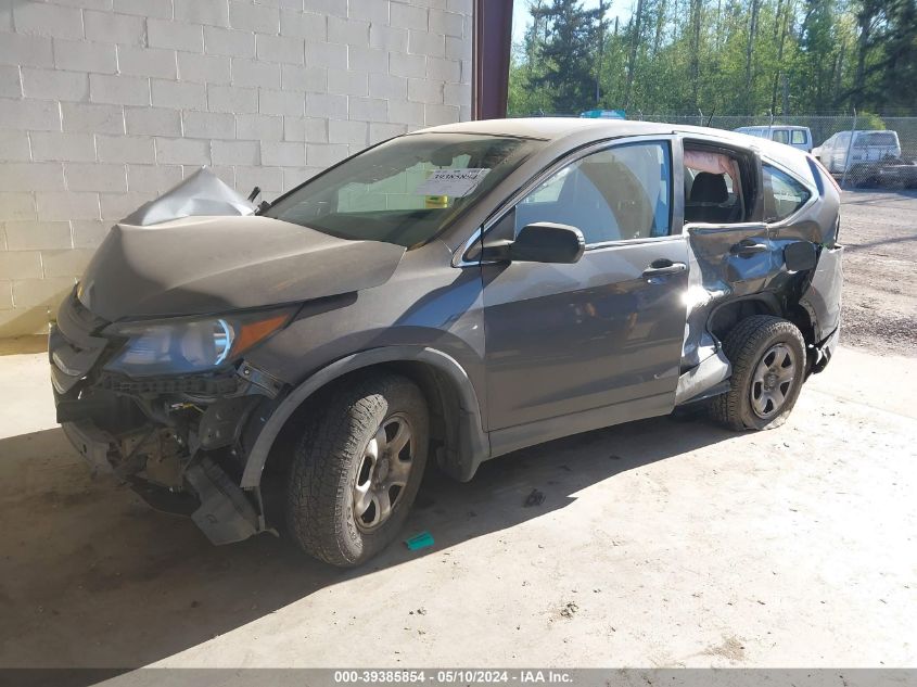 2012 Honda Cr-V Lx VIN: 5J6RM4H32CL037498 Lot: 39385854