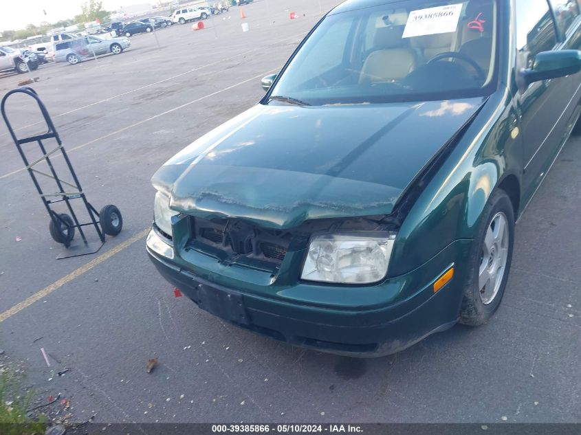 2000 Volkswagen Jetta Gls VIN: 3VWSA29M2YM012891 Lot: 39385866