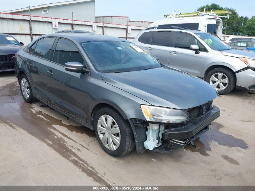 2012 Volkswagen Jetta 2.5L Se VIN: 3VWDX7AJ5CM015315 Lot: 39385870