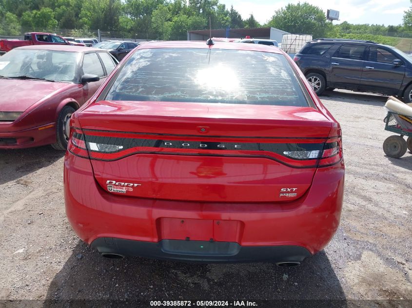 2013 Dodge Dart Sxt VIN: 1C3CDFBH7DD152190 Lot: 39385872