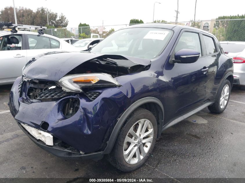 2016 Nissan Juke S VIN: JN8AF5MR2GT600492 Lot: 39385884