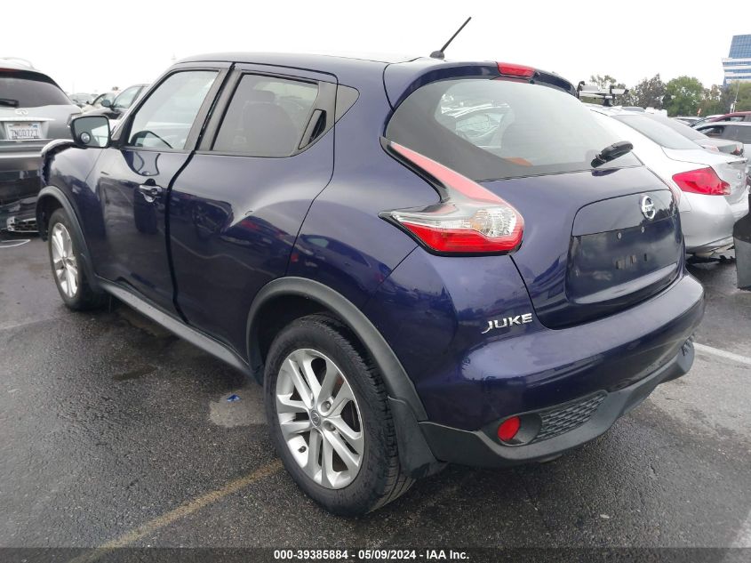 2016 Nissan Juke S VIN: JN8AF5MR2GT600492 Lot: 39385884