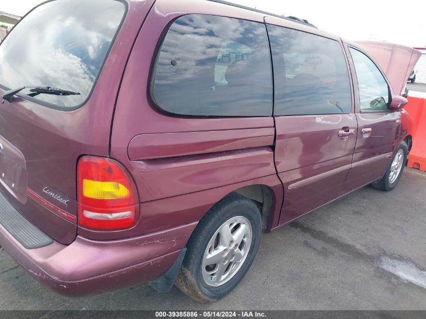 1998 Ford Windstar Gl/Limited/Lx VIN: 2FMZA5140WBD71939 Lot: 39385886