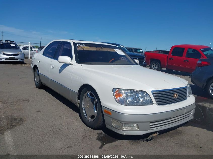 1998 Lexus Ls 400 VIN: JT8BH28F5W0123631 Lot: 39385898