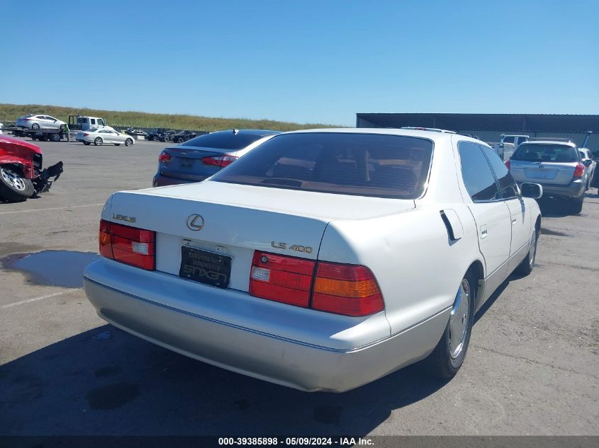 1998 Lexus Ls 400 VIN: JT8BH28F5W0123631 Lot: 39385898