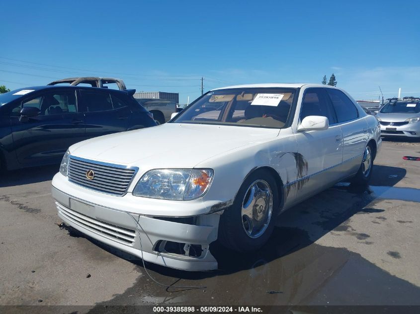 1998 Lexus Ls 400 VIN: JT8BH28F5W0123631 Lot: 39385898