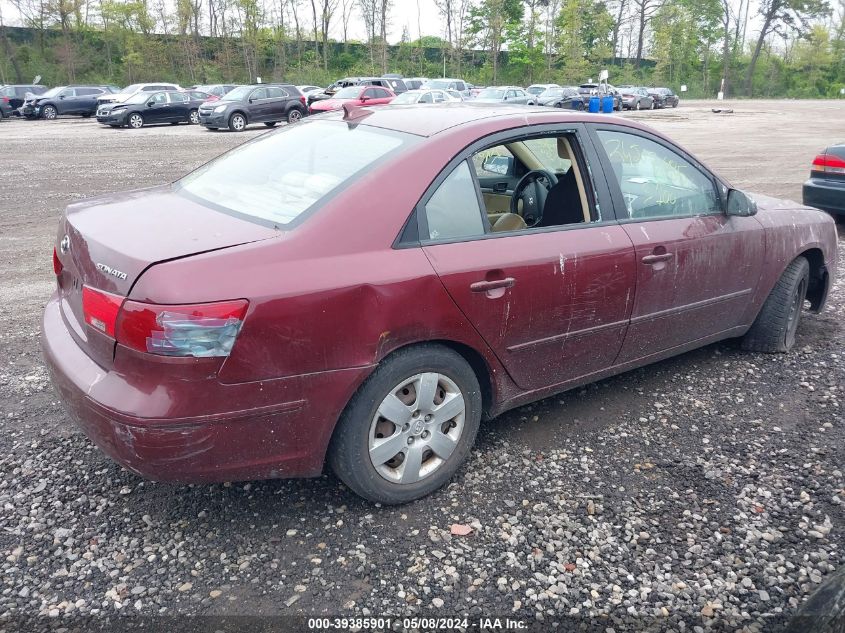 2009 Hyundai Sonata Gls VIN: 5NPET46C29H453395 Lot: 39385901