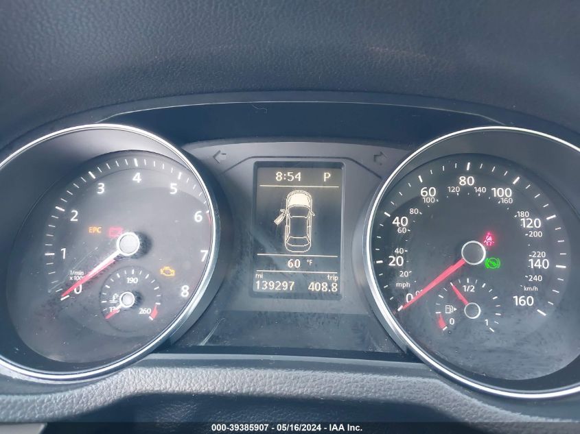 2016 Volkswagen Passat 1.8T S VIN: 1VWAS7A31GC053991 Lot: 39385907