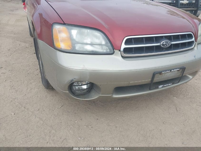 2002 Subaru Outback VIN: 4S3BH675827604749 Lot: 39385913