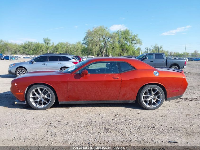 2022 Dodge Challenger Gt VIN: 2C3CDZJG9NH230015 Lot: 39385916