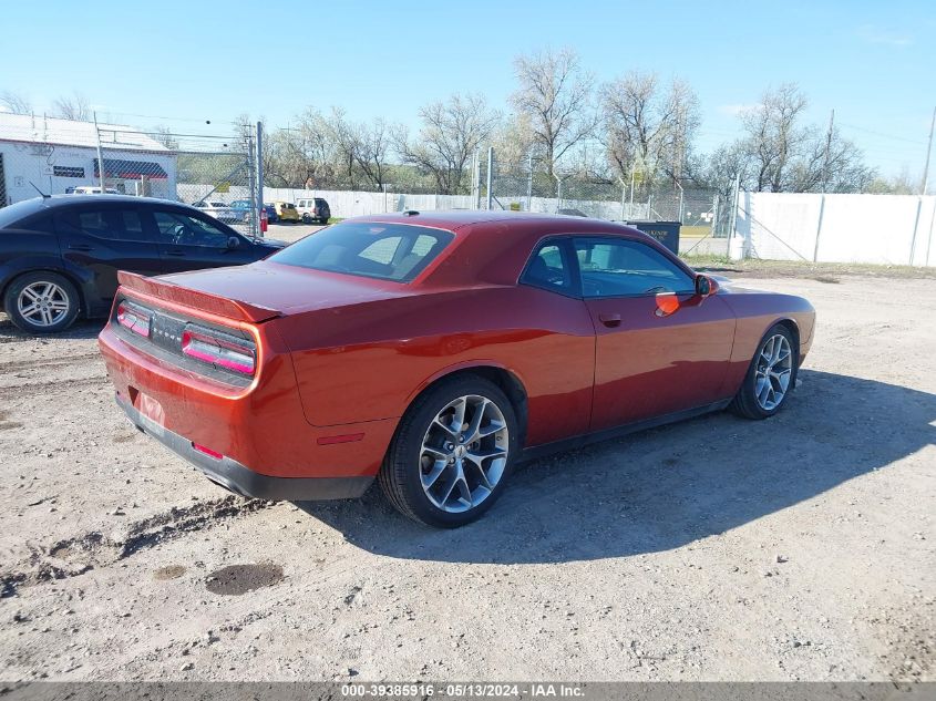 VIN 2C3CDZJG9NH230015 2022 DODGE CHALLENGER GT