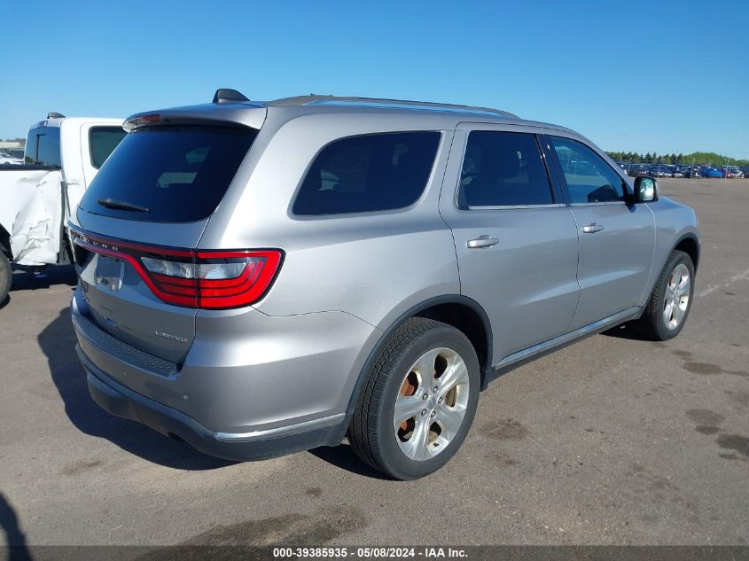 2014 Dodge Durango Limited VIN: 1C4RDJDG2EC405906 Lot: 39385935