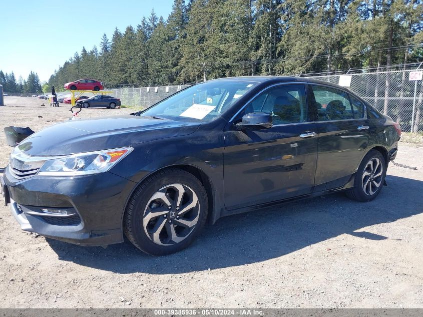 2017 Honda Accord Ex-L V6 VIN: 1HGCR3F02HA022116 Lot: 39385936