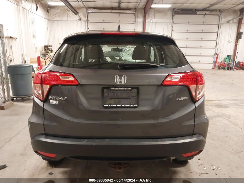 2017 Honda Hr-V Lx VIN: 3CZRU6H32HG702853 Lot: 39385942