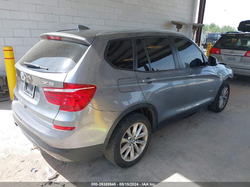 2017 BMW X3 Sdrive28I VIN: 5UXWZ7C37H0V90710 Lot: 39385945