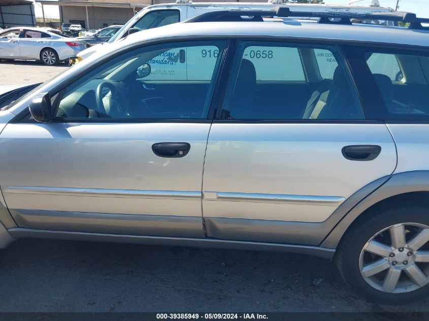 2007 Subaru Outback 2.5I VIN: 4S4BP61C277321731 Lot: 39385949