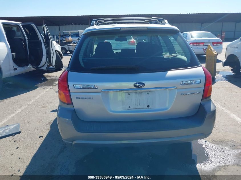 2007 Subaru Outback 2.5I VIN: 4S4BP61C277321731 Lot: 39385949