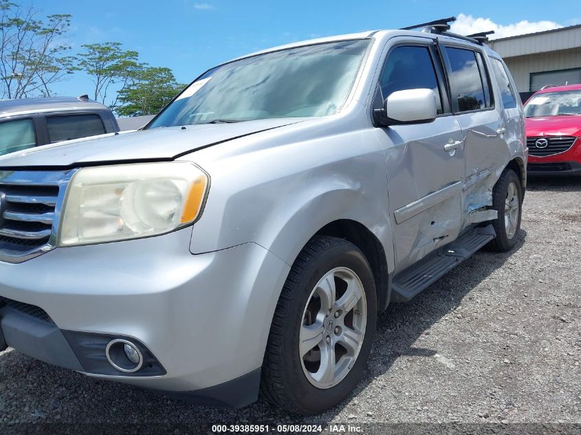 2014 Honda Pilot Ex-L VIN: 5FNYF3H57EB024405 Lot: 39385951