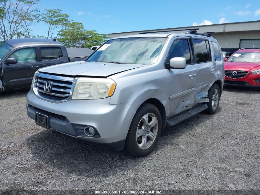 2014 Honda Pilot Ex-L VIN: 5FNYF3H57EB024405 Lot: 39385951